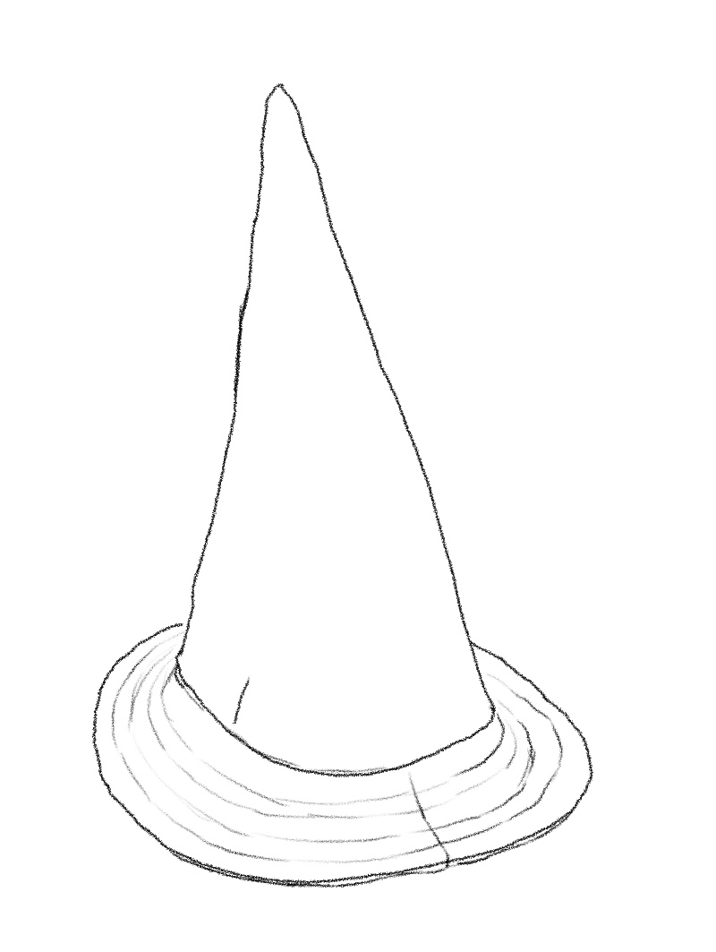 Sketch of a pointy hat 2025-06-09 hat.jpg