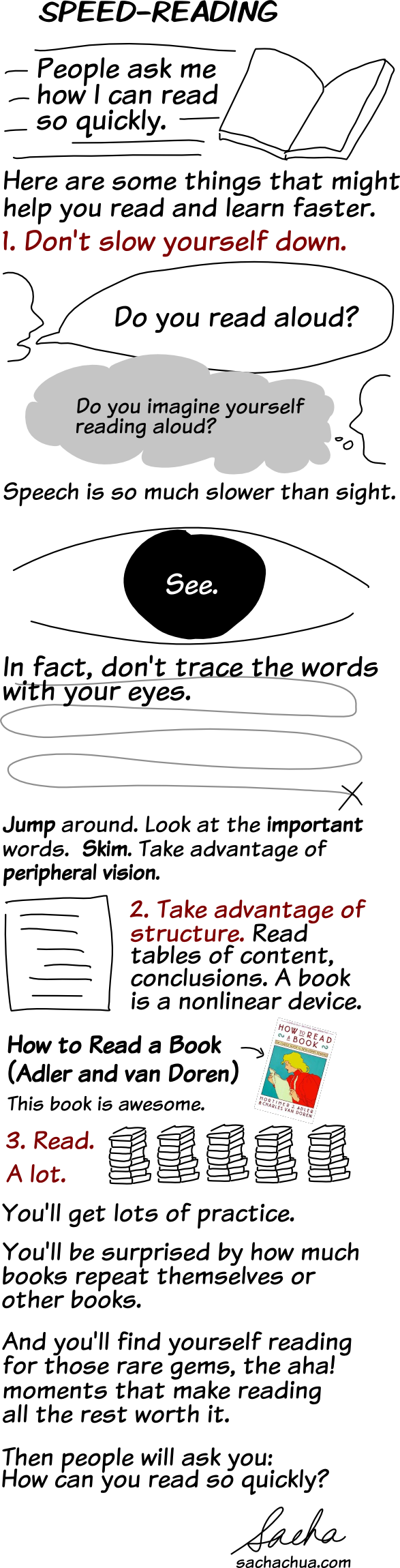 7 speed reading key