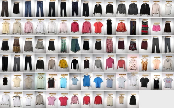 Thumbnails of clothes