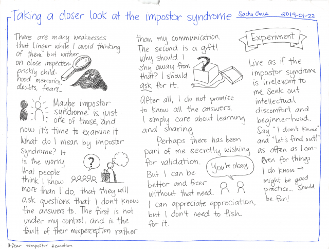 Taking a closer look at the impostor syndrome
