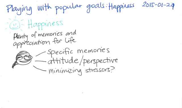 2015-01-21 Playing with popular goals - Happiness -- index card #popular-goals