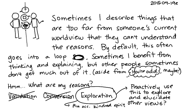 2015-04-19e Different worldviews -- index card #small-talk